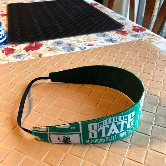 Reversible Michigan State University Headbands by Sheila Bee Designs - Picture 3 of 4